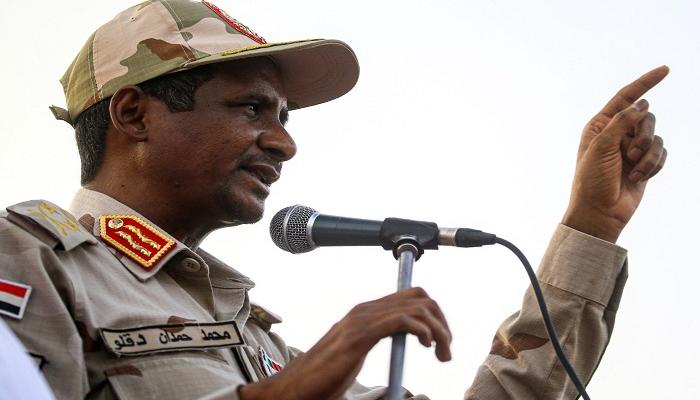 محمد حمدان دقلو نائب رئيس المجلس العسكري الانتقالي بالسودان
