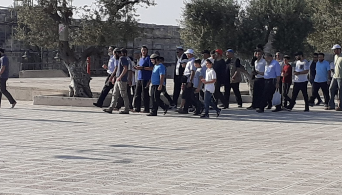 اقتحامات المسجد الأقصى اليوم الأربعاء