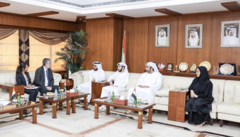 مباحثات غرفة تجارة وصناعة عجمان مع الوفد البريطاني 