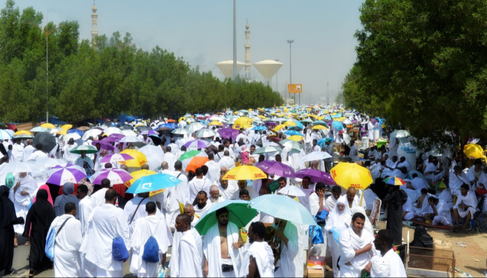 حجاج بيت الله الحرام في عرفة