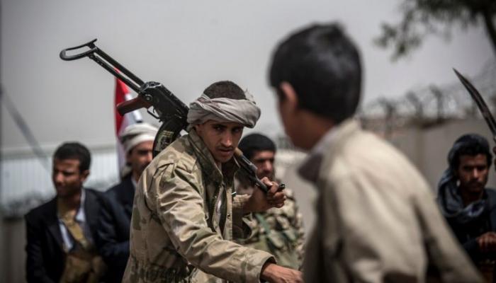 عناصر من مليشيا الحوثي الإرهابية