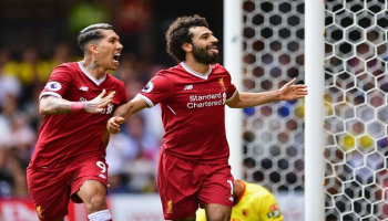 محمد صلاح وزميله فيرمينو