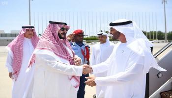 الشيخ محمد بن زايد آل نهيان والأمير خالد بن سلمان بن عبدالعزيز 