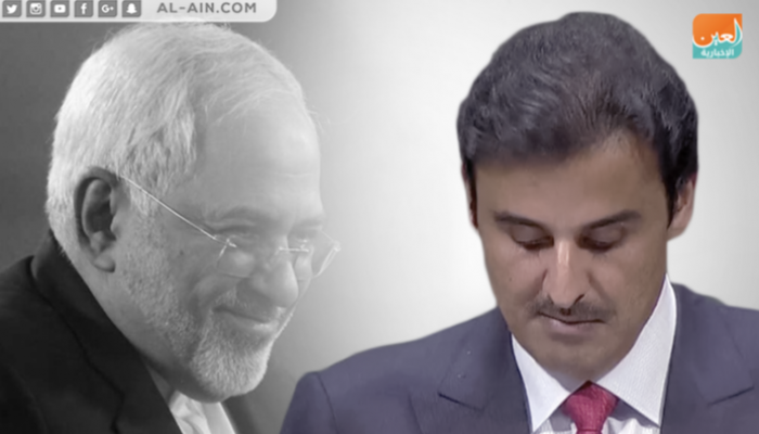زيارة ظريف كشفت عن إذلال إيران لقطر