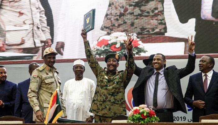 مراسم توقيع الوثيقة الدستورية بالسودان