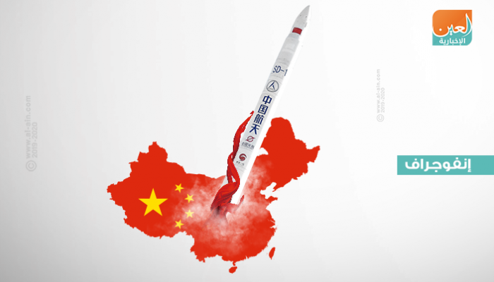 الصين تطلق صاروخ