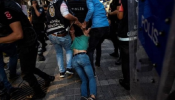 قمع الشرطة التركية للمتظاهرين