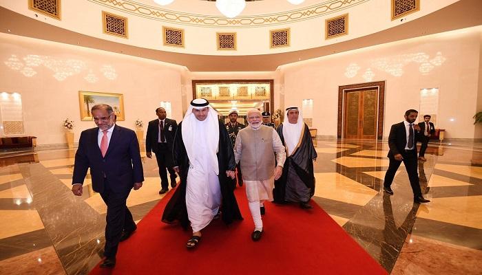 وصول رئيس وزراء الهند إلى الإمارات