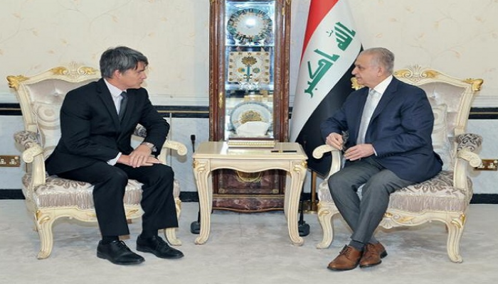 وزير الخارجية العراقي يستقبل القائم بأعمال السفير الأمريكي في بغداد