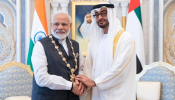 الشيخ محمد بن زايد ورئيس وزراء الهند