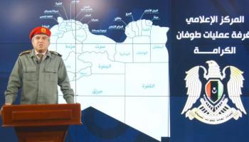 العميد خالد المحجوب مدير المركز الإعلامي لغرفة عمليات الكرامة