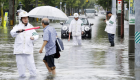  الأمطار تقتل شخصا وتجلي 810 آلاف في اليابان 