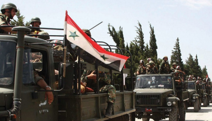 قوات الجيش السوري في طريقها لمواقع القتال - أرشيفية