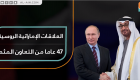 العلاقات الإماراتية الروسية.. 47 عاما من التعاون المثمر