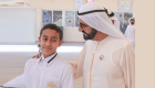 محمد بن راشد يزور البطل الإماراتي الطالب خليفة الكعبي