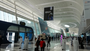 صورة من داخل معرض مصاحب لمؤتمر أبوظبي للطاقة