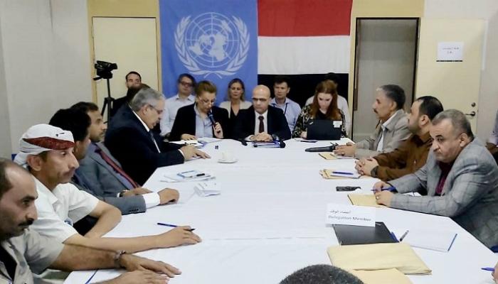 جانب من اجتماع لجنة إعادة الانتشار الأممية