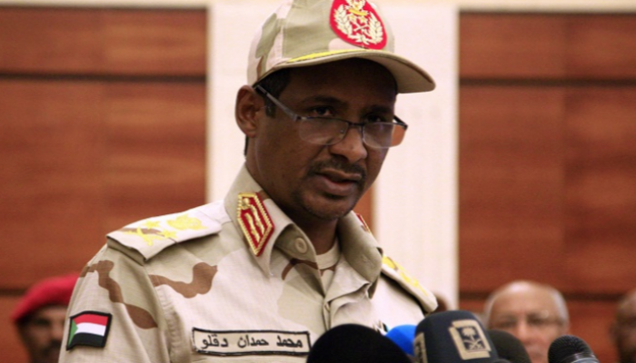 نائب رئيس المجلس العسكري محمد حمدان دقلو "حميدتي"