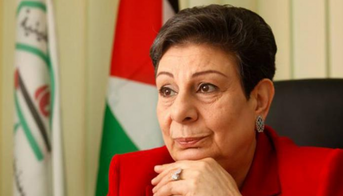 حنان عشراوي عضو اللجنة التنفيذية لمنظمة التحرير الفلسطينية