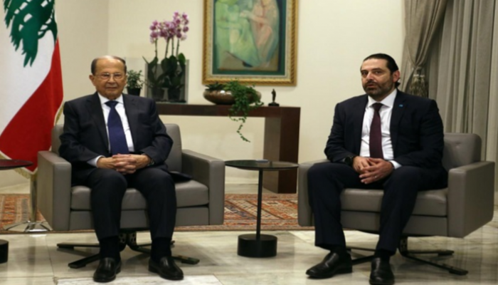 سعد الحريري وميشيل عون