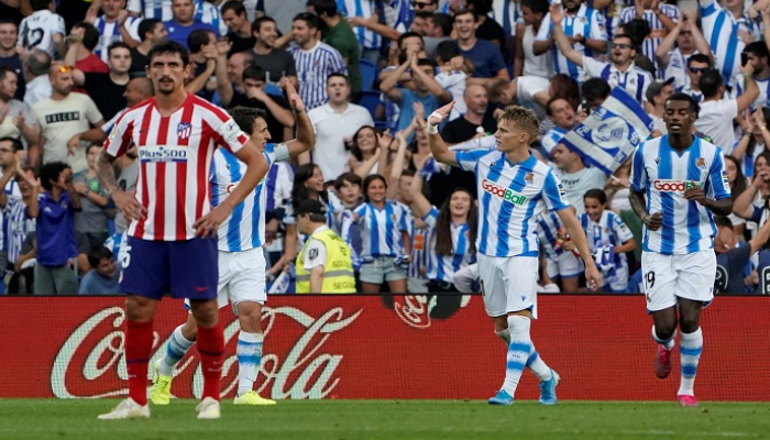 سوسيداد يوقف قطار انتصارات أتلتيكو مدريد في الدوري الإسباني
