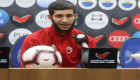 الحسن صالح لاعب الشارقة يرفض التعليق على طرده في السوبر الإماراتي