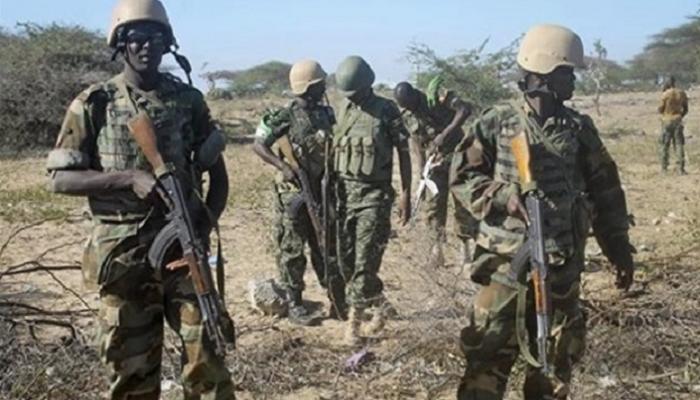جنود الاتحاد الأفريقي في منطقة جنوب العاصمة الصومالية - أ ف ب
