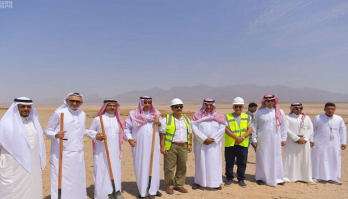 أعمال الإنشاءات لتطوير المجمعات السكنية في مشروع "نيوم"