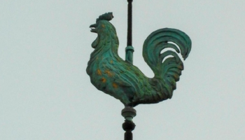 التمثال قبل الحريق