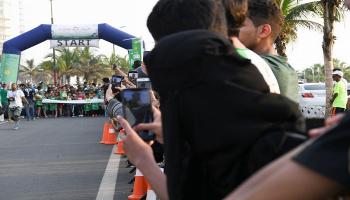 من فعاليات سباق الجري في جدة