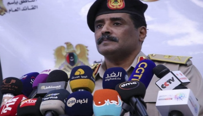 اللواء أحمد المسماري المتحدث باسم القوات المسلحة الليبية (أرشفية)