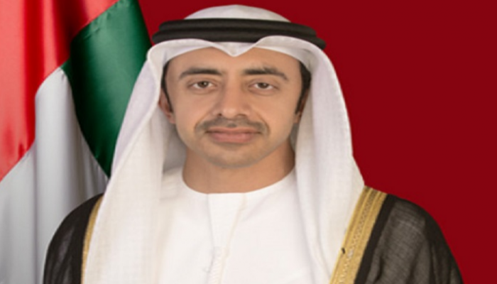 الشيخ عبدالله بن زايد آل نهيان وزير الخارجية والتعاون الدولي الإماراتي