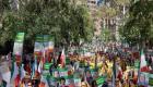 إيرانيون يحتجون أمام الأمم المتحدة على حضور روحاني