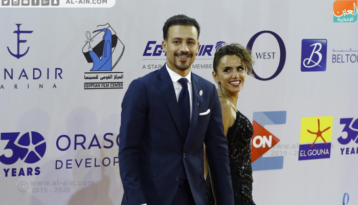 أحمد داود وزوجته علا رشدي في الجونة السينمائي