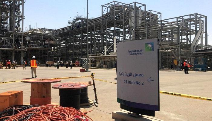 إصلاحات في منشآت تابعة لأرامكو تعرضت للهجمات الإرهابية
