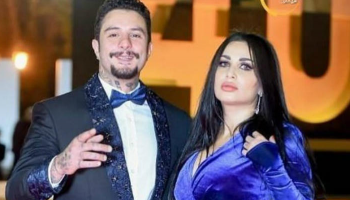 أحمد الفيشاوي وزوجته ندى الكامل 
