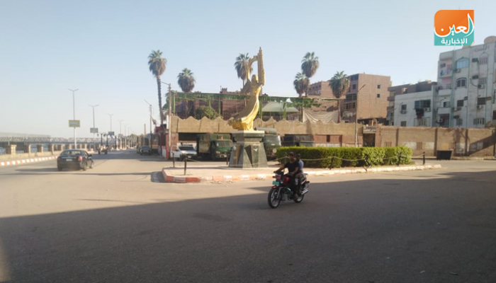 الهدوء يسود ميدان المنصة بمحافظة قنا