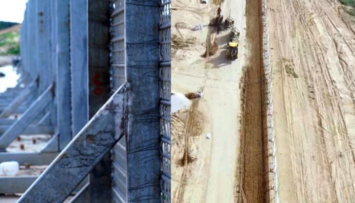 جدار الاحتلال الفولاذي المحاصر لقطاع غزة - أرشيفية