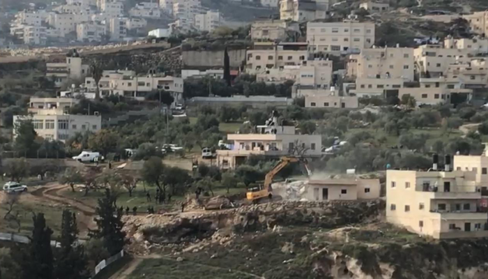 عملية هدم لمنزل فلسطيني في القدس