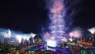 Feu d'artifice grandiose embellit le ciel des EAU pour fêter le nouvel an