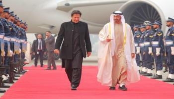 الشيخ محمد بن زايد آل نهيان وعمران خان