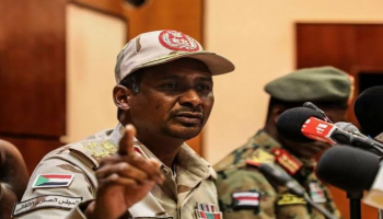 نائب رئيس المجلس السيادي الانتقالي الفريق أول محمد حمدان دقلو