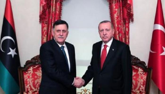 أردوغان والسراج - أرشيفية