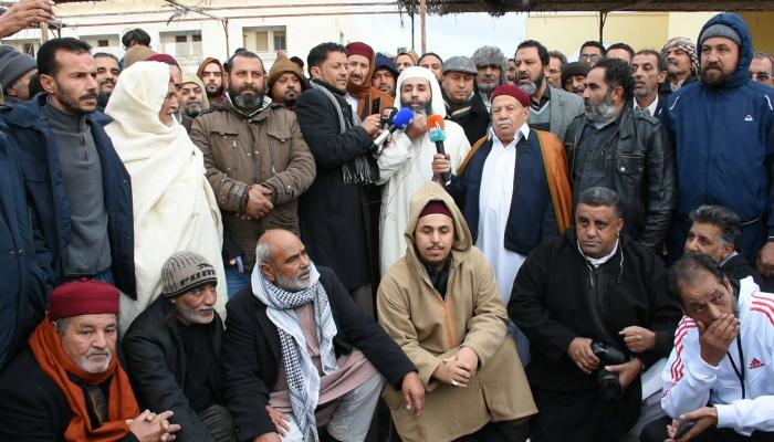 مظاهرت ليبية ضد التدخل التركي