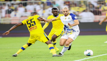 من مباراة النصر والتعاون