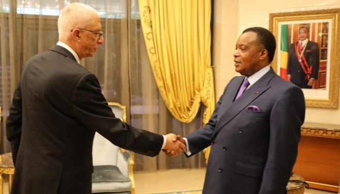 رئيس الكونغو برازافيل ورئيس لجنة الاتحاد الأفريقي رفيعة المستوى حول ليبيا