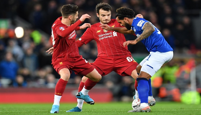 من مباراة ليفربول وإيفرتون