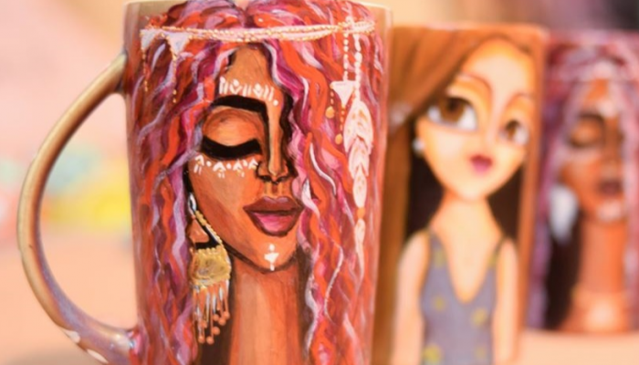 جانب من أعمال المصرية إيمان قطب