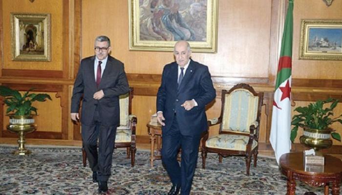 الرئيس الجزائري عبد المجيد تبون ورئيس وزرائه عبد العزيز جراد