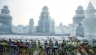 قصور بلورية تجذب زوار مهرجان الثلج الصيني